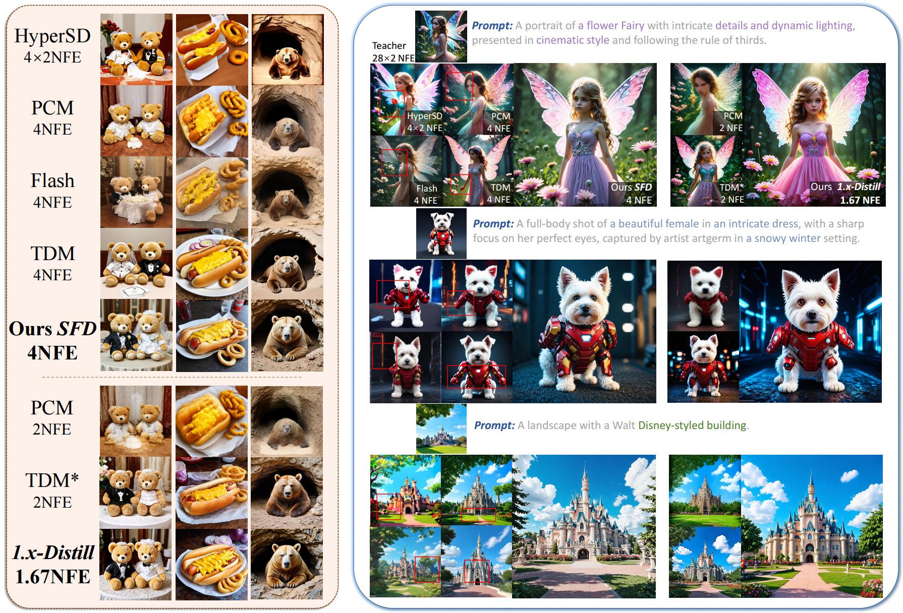 Qualitative comparison on SD3-Medium